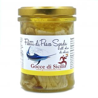 Filetti di Pesce Spada all'Olio di Oliva siciliano