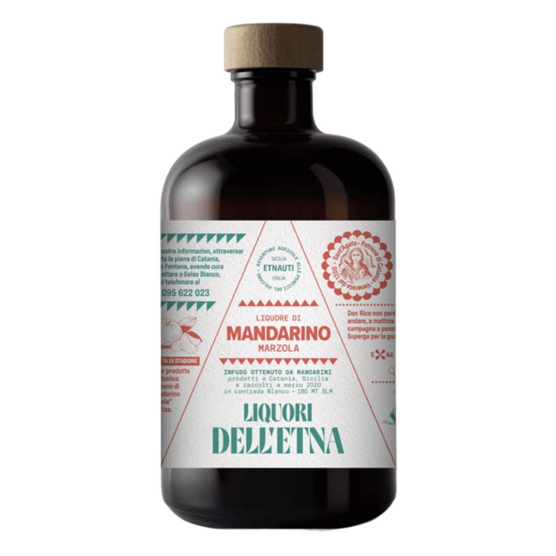 Liquore di mandarino Marzola dell'Etna - 50 cl