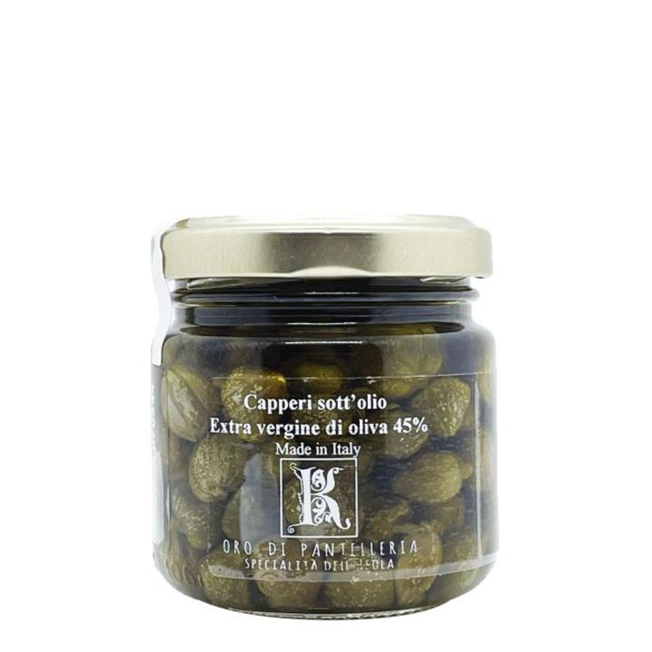 Vasetto di Capperi in Olio Extra vergine di Oliva