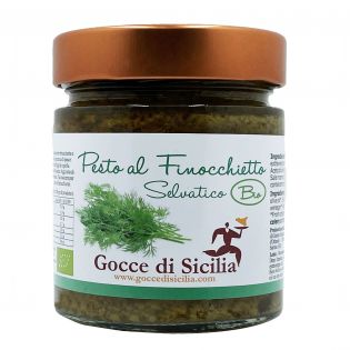 Organic Pesto with wild fennel - 190 grams
