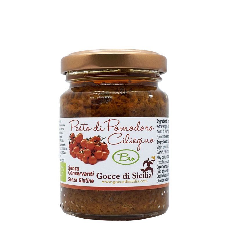 Organic Pesto sauce with Sundried Tomatoes - Ready to eat