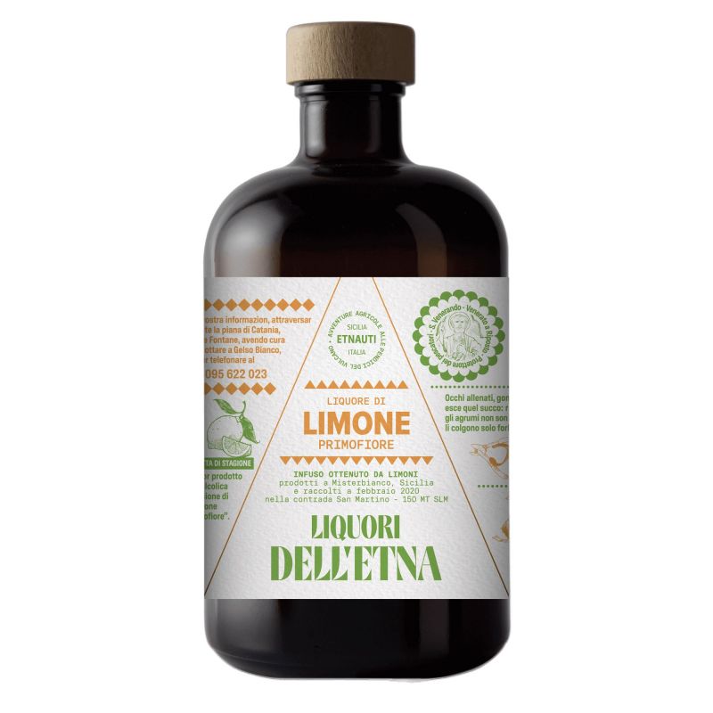 Liquore di Limone Primo Fiore dell'Etna - 50 cl