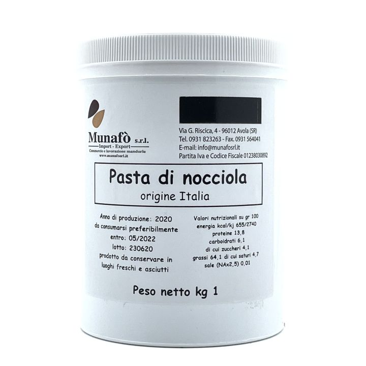 "Hazelnuts Paste" - Semi-finished product - Base for ice cream 1 Kg