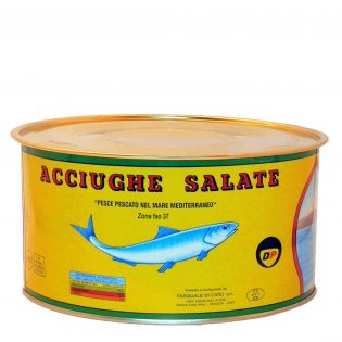 Salted Anchovy Fillets - 1.75 Kg