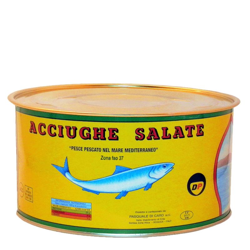 Filetti di Acciughe salate - 1.75 Kg