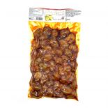 Spicy crushed green olives
