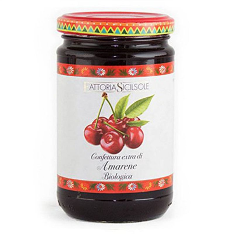 Extra Jam Sour Black Cherries of Sicily ORGANIC