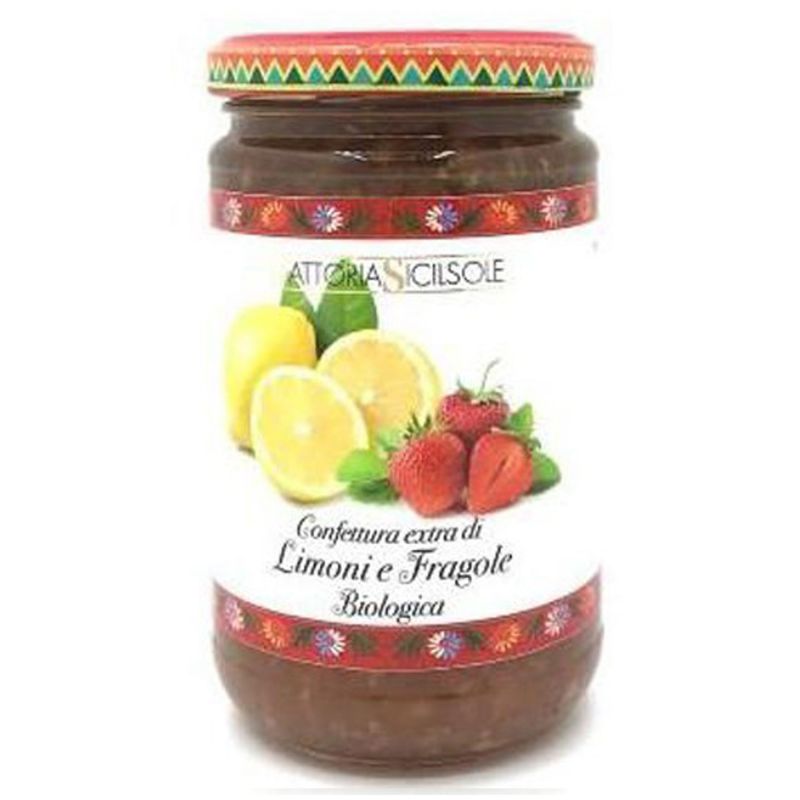 Organic Lemons and Strawberries Extra Jam