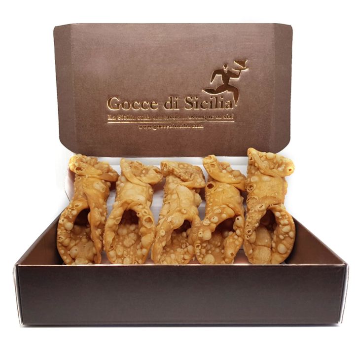 Five Sicilian Cannoli Hulls Large handcrafted to fill
