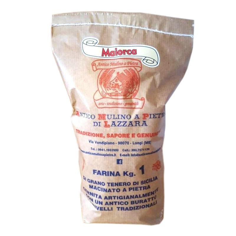 Farina di Maiorca integrale - macinata a pietra naturale 1 kg