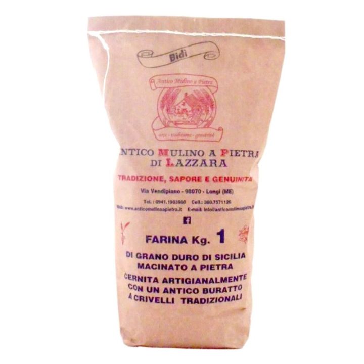 Farina di Bidì integrale - macinata a pietra naturale 1 kg