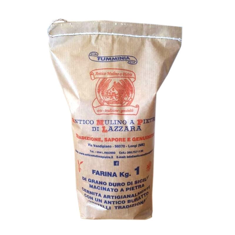 Farina di Tumminia integrale BIO - macinata a pietra naturale 1 kg