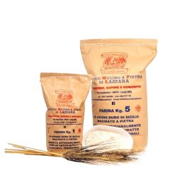"Sicilian durum wheat tumbled flour 1 Kg