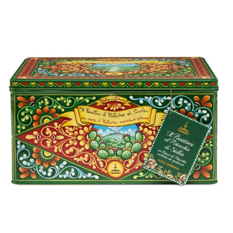 Panettone Fiasconaro Pistacchio di Sicilia firmato Dolce&Gabbana - 600 g Panettone Fiasconaro Pistacchio di Sicilia firmato Dolce&Gabbana - 600 g