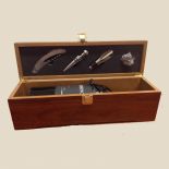 Wooden box for wine