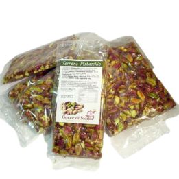 Torrone al Pistacchio croccante con miele e pistacchi in vendita online