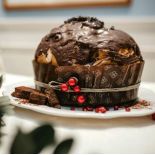 Panettone artigianale con gocce di cioccolato. Panettone da 1 Kg