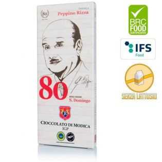 S. Domingo single origin chocolate with 80% cocoa