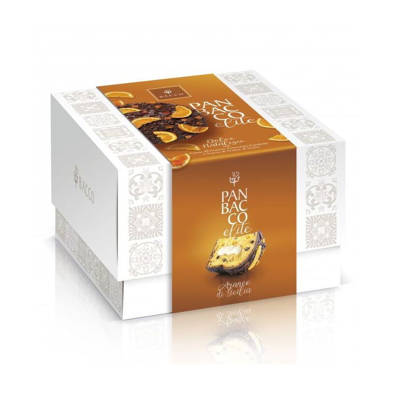 Panbacco Elite with orange cream, candied fruit and drops of dark chocolate 1 Kg