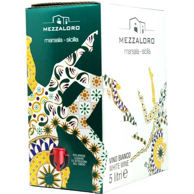 Bag in box Mezzaloro Inzolia-Catarratto - Baglio Oro