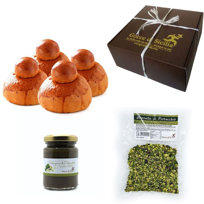 Kit for making about 1 kg of Pistachio ice cream