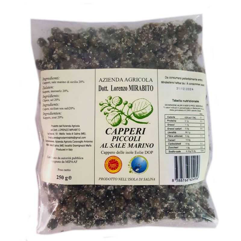 Very small salted capers, large pack