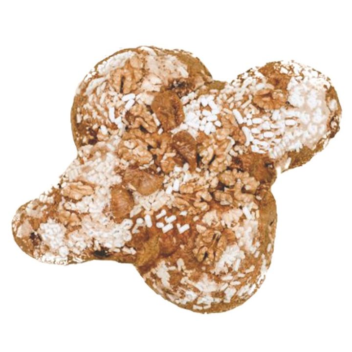 Handmade Easter Colomba with figs and walnuts, Sicilian doves