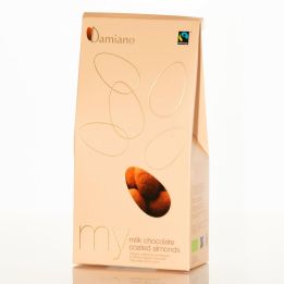 Toasted almonds covered with milk chocolate 100 g - Damiano