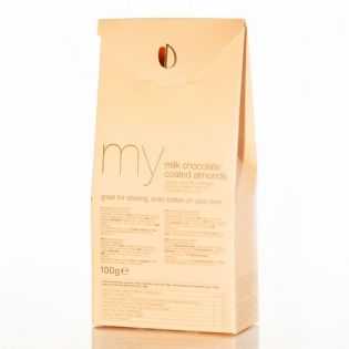 Toasted almonds covered with milk chocolate 100 g - Damiano