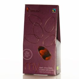 Mandorle BIO ricoperte di Cioccolato fondente Peruviano al 70% - 100 g