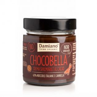 Organic Chocobella Noir with Cinnamon Damiano - 200g