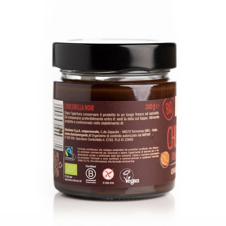 Chocobella Noir alla cannella BIO 200 g - Damiano Think Organic