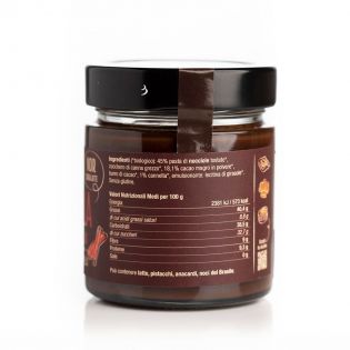 Organic Chocobella Noir with cinnamon 200 g - Damiano Think Organic