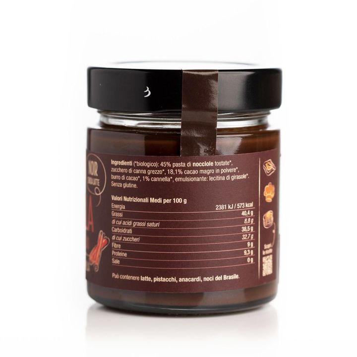 Chocobella Noir alla cannella BIO 200 g - Damiano Think Organic