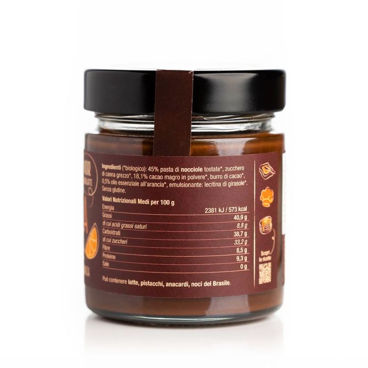 Chocobella Noir all'arancia BIO 200 g - Damiano Think Organic
