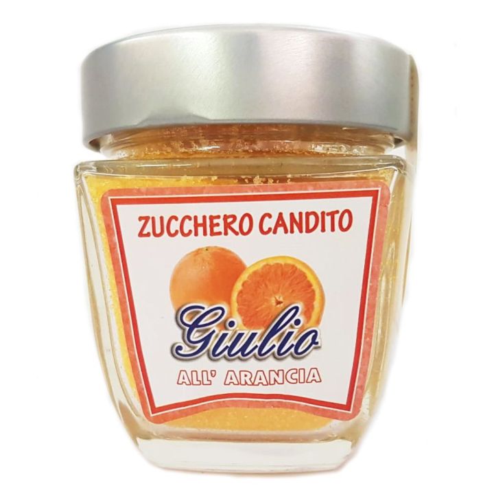Zucchero candito all'arancia - 200 grammi