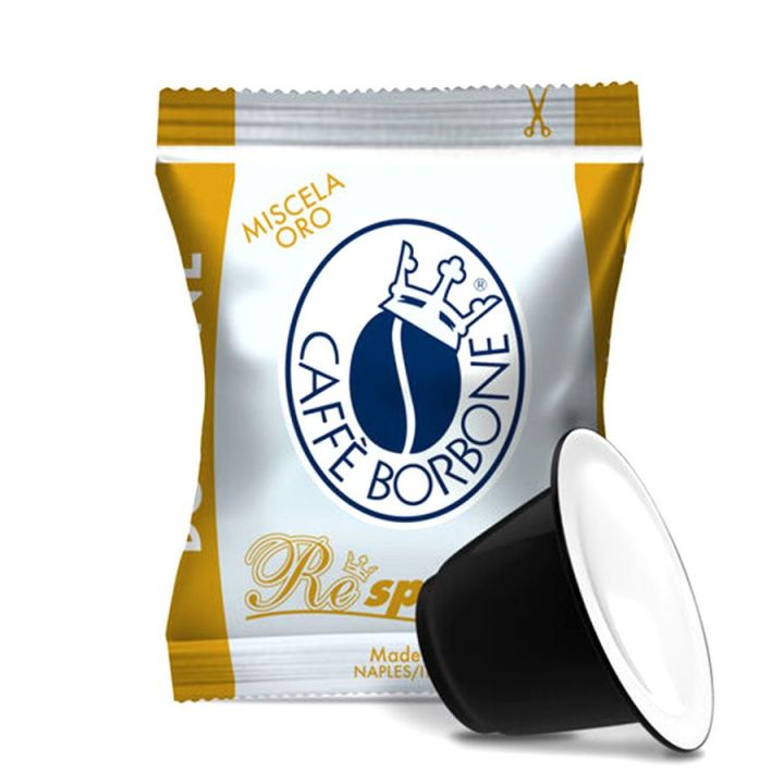 Respresso Borbone Miscela Oro Caspsule compatibili con sistema Nespresso