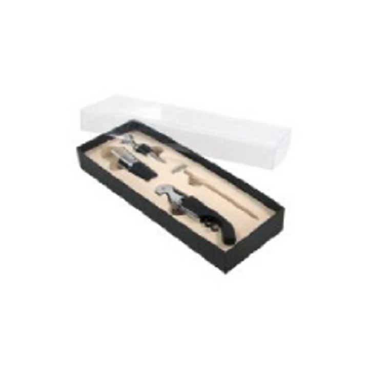 Walnut box for wines with accessories