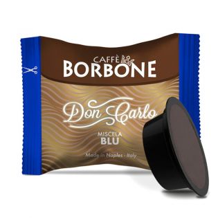 Caffè Borbone BLU Don Carlo 100 Capsule Compatibili A Modo Mio