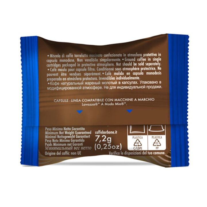 Borbone Blue Blend Capsules compatible with A MODO MIO
