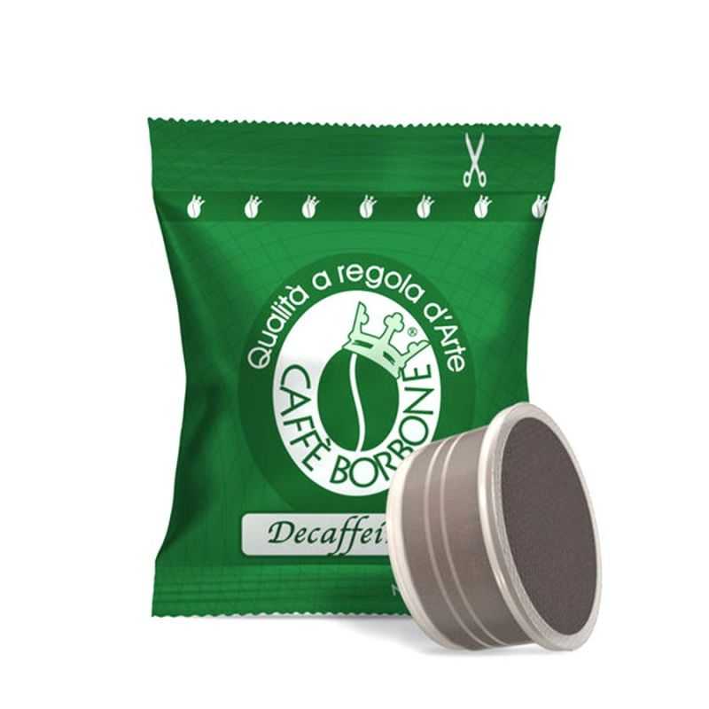 Borbone Dek Blend FAP Capsules compatible with Lavazza Espresso Point