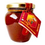 Composition of Sicilian Flowers Honey whit propolis and mint crystals.