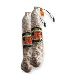 Salami of pure black Nebrodi pig