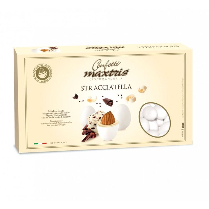 Ciocomandorla Maxtris Confetti with Stracciatella in 1Kg pack