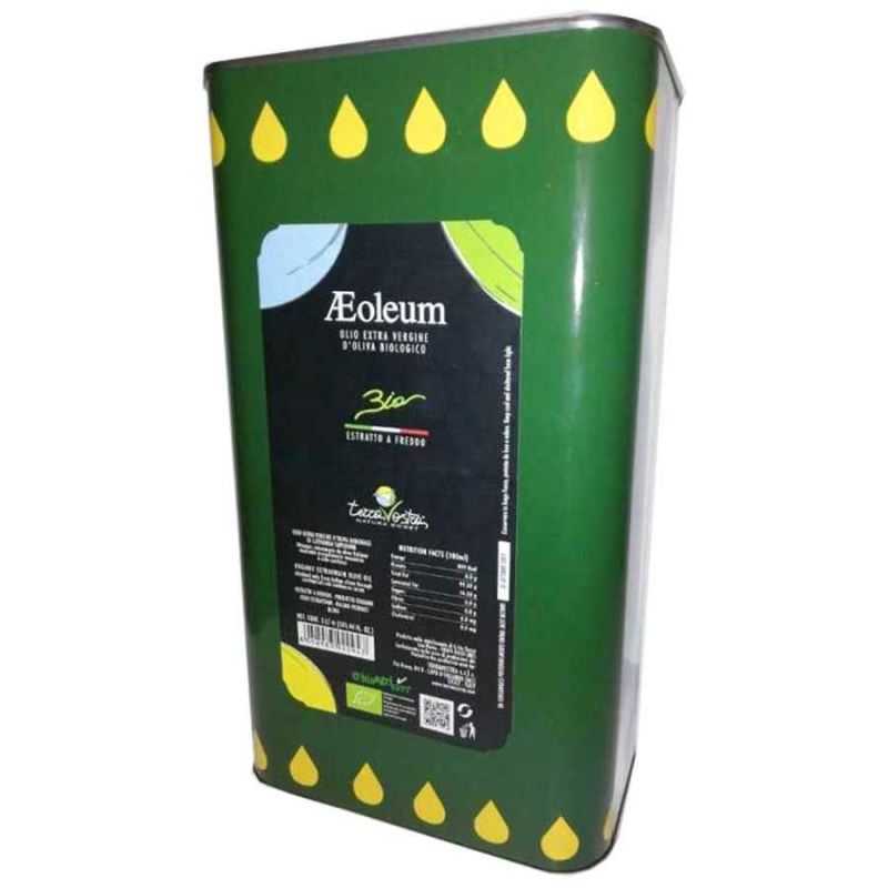 Aeoleum - Olio Extravergine d'oliva Biologico  3 Litri