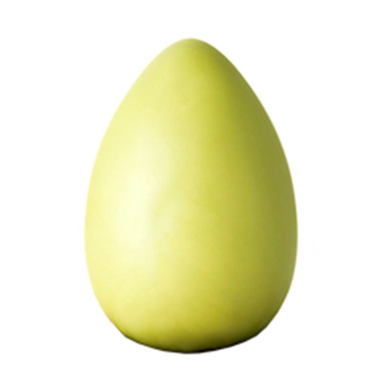 Uovo di pasqua di pistacchio e cioccolato bianco