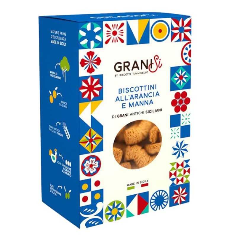 Whole grain Granisì with manna and orange