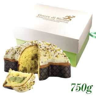 Artisan Sicilian Easter Colomba filled with pistachio 750 g