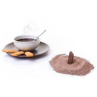 Sicilian hot chocolate ready in a few simple steps