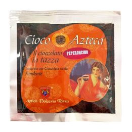 Hot dark chocolate with chili pepper ready in a few simple steps